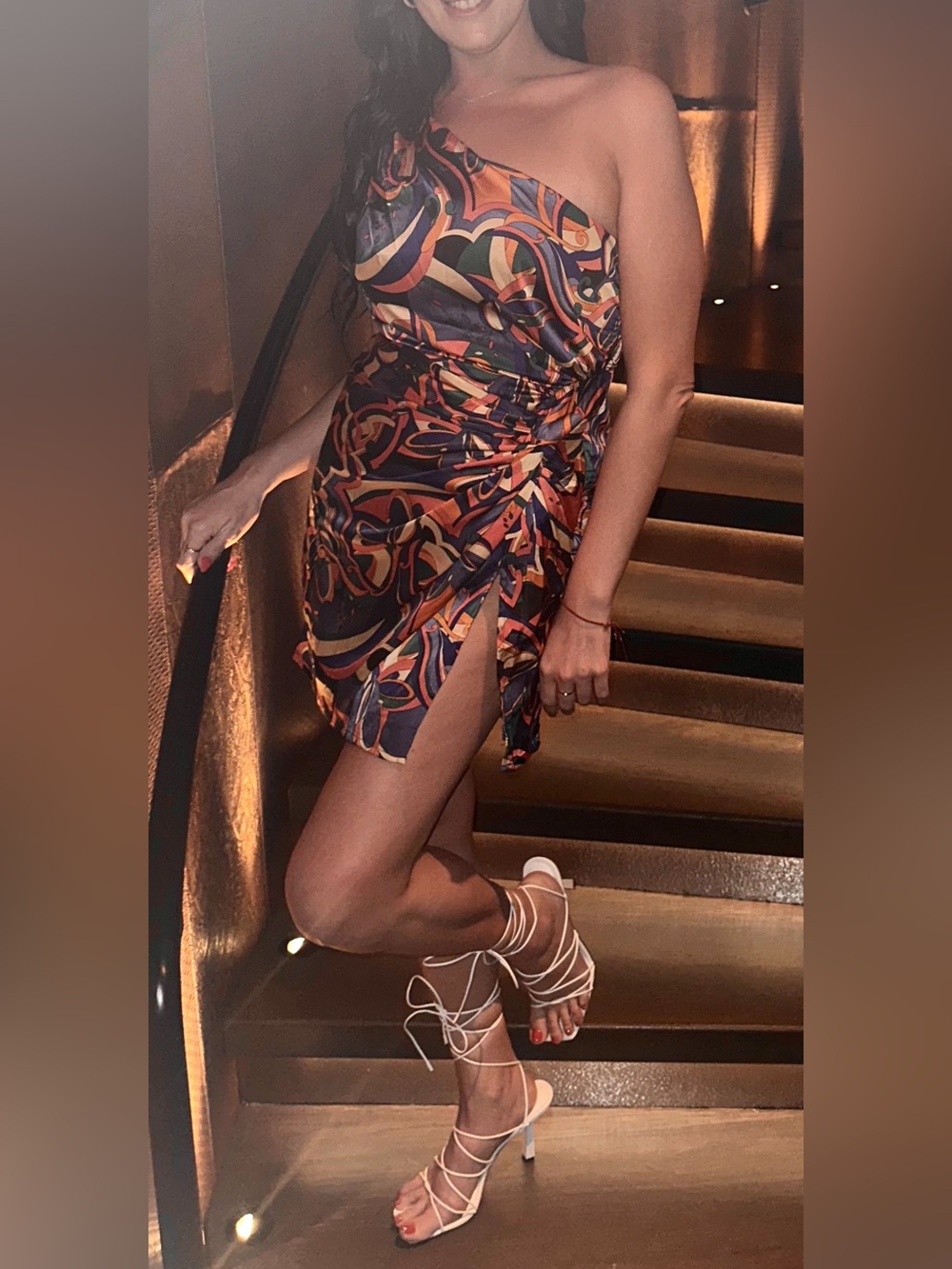 By Design Mini Dress - Multi Color - Picture 3 of 3